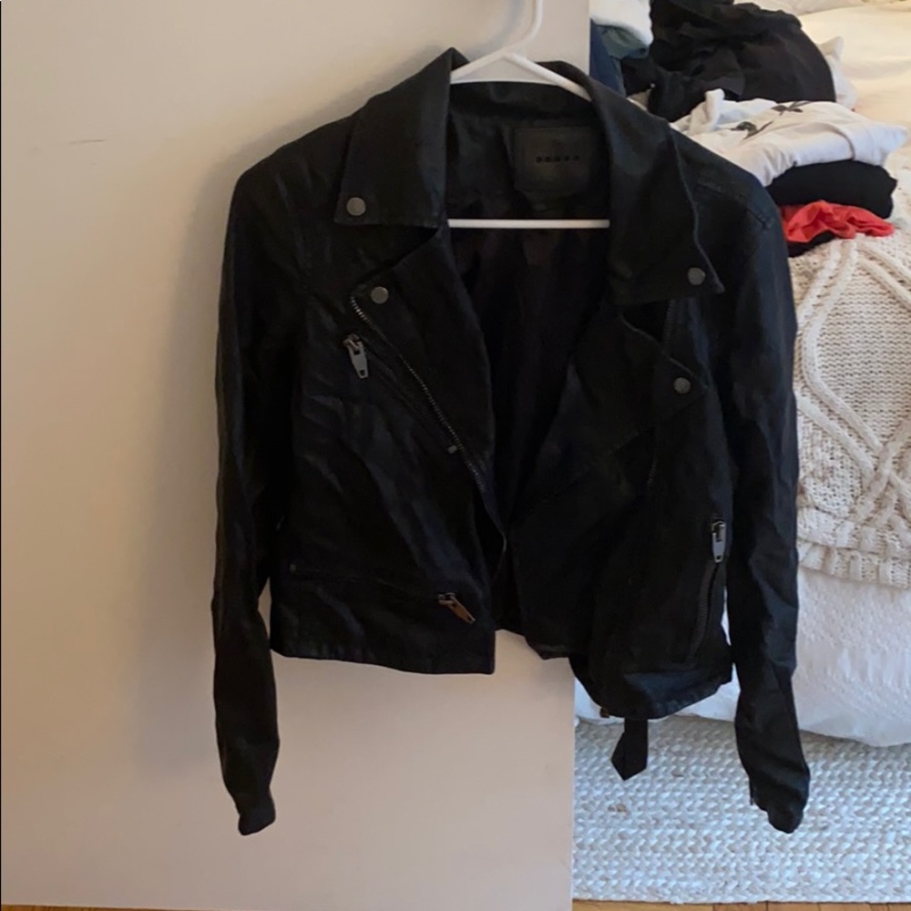 Blank NYC faux leather jacket